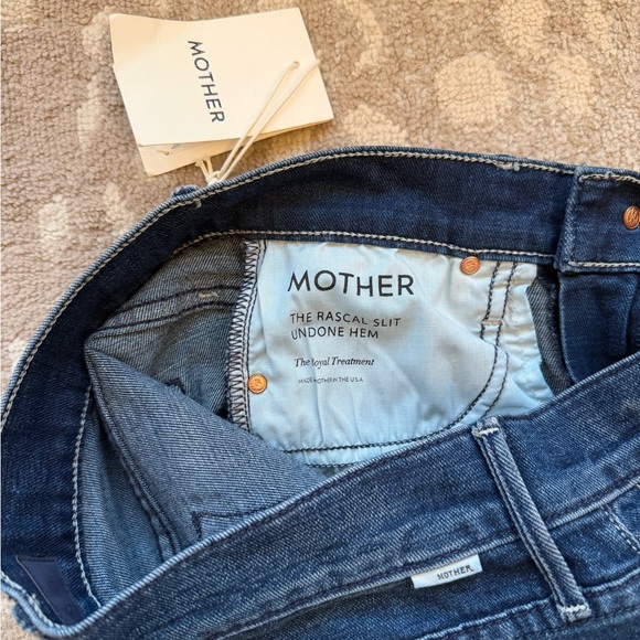 MOTHER The Rascal Slit Undone Hem - Picture 3 of 6